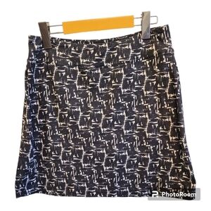 Segment Luxe Black and White Skort